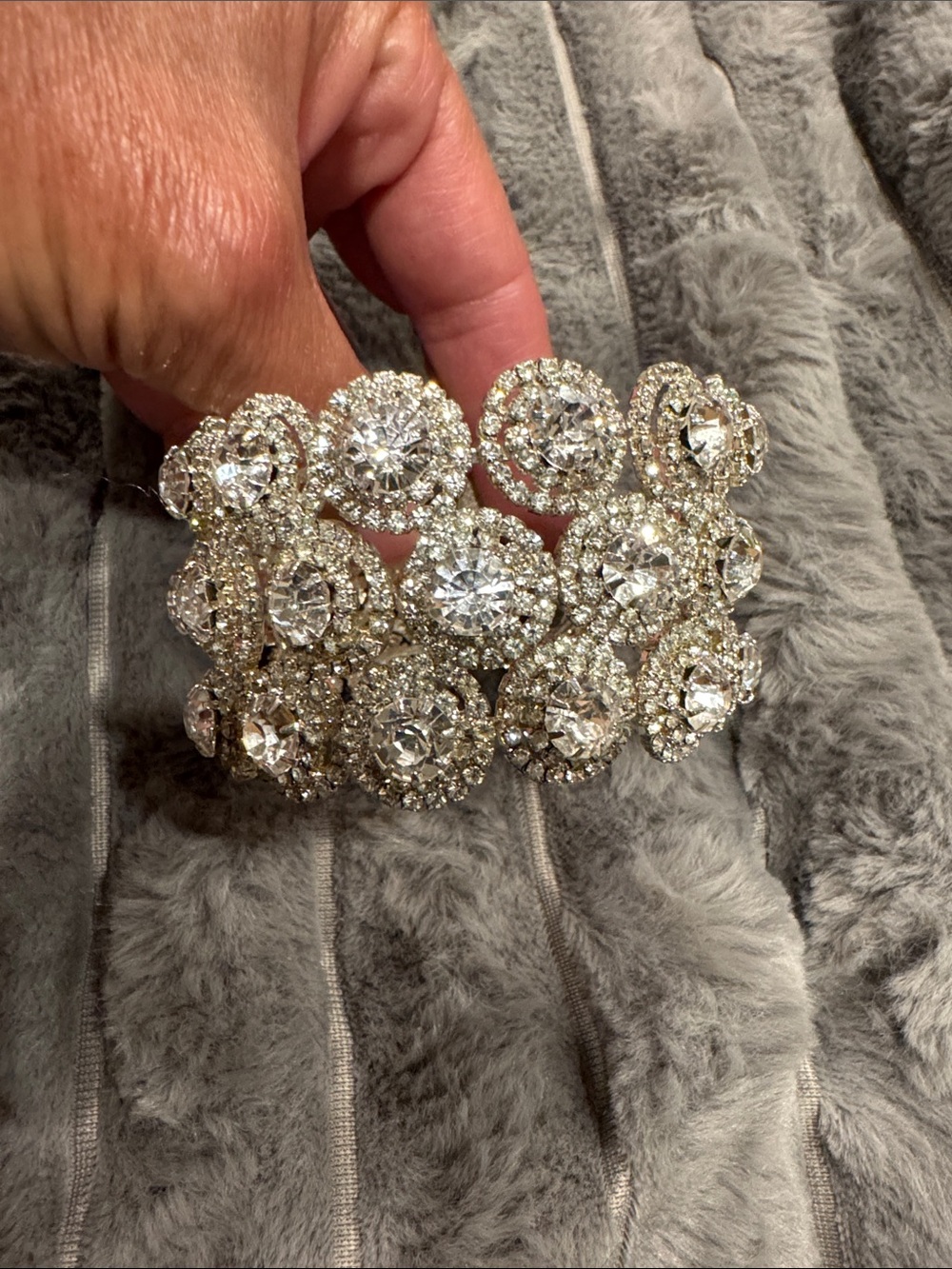 Natasha Couture Silver Crystal bracelet